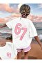 Six Seven 67 Printed Children's T-Shirt – 100% Cotton, Regular Summer Unisex T-Shirt
