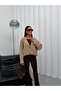 Women's Buttoned Blazer Shirt Jacket Oversized Cut Stylish Long Sleeve Modern Casual Office Top