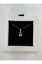 Gold Stone Swan Necklace - 2