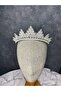 New Season Zircon Stone Bridal Crown Wedding Engagement Hair Accessory Trend Model - 3