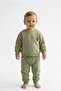 Baby Oversize Top and Bottom Set 100% Cotton Comfortable Daily Children's Tracksuit Set - 5