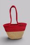 Straw Jute Women's Shoulder Bag, 100% Handmade, Cotton, Vegan, Jute Straw Beach Bag