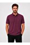 Polo Collar Classic Fit Short Sleeve Men's Jacquard T-Shirt 7651 - 2