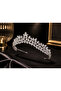 Stylish and Elegant Wedding and Engagement Bridal Crown with Crystal Stones - 2