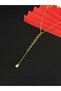 316L Steel Gold Color Y Necklace - 2