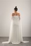 Beaded Embroidered Slit Evening Dress with Cape Sleeves, Wedding, Engagement Dress - 7