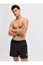 Jack Jones Men's Black Swim Shorts with Elastic Waistband 12291385