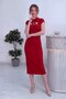 Women's Halter Neck Square Neck Midi Evening Dress Graduation Dress Baby Blue, Red, Black