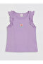 Lcw kids bicycle collar embroidered girl's tank top 2-pack - 2