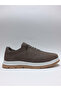 Genuine Leather Sand Color Nubuck Smart Lace-Up Comfortable Lightweight Flexible Summer Men's Shoes