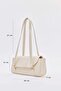 Cream D59 Zippered Modern Minimal Design Long Strap Large Volume Daily Women's Hand and Shoulder Bag - 2