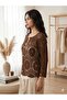 Zeyn St Women's Lace Detailed Openwork Knitted Cardigan - Elegant Embroidered Long Sleeve Bohemian Jacket - 3
