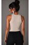 Women's Vanilla Crew Neck Sleeveless Blouse Be399 - 2