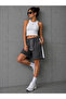 Women's Striped Combed Cotton Shorts - 2