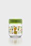 Dolce Patterned 210 ml Glass Food Jar with Silicone Seal 222003 Green