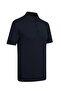 Men's Polo Collar Corn Cotton Short Sleeve Buttoned Kagi Navy Blue T-Shirt Classic Fit - 5312 Bat - 4