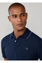 Blue Pure Cotton Men Premium Polo T-Shirt - 5