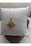 Steel Pole Star Medallion Steel Women's Necklace Is Known as Açıla - 4