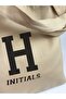 Bej Harfli Tote Bag (H) - 2