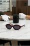 Curkani Burgundy Black Ultra Light Uv400 Filter Protected Women's Sunglasses - 5