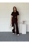 Modal suit with buckle