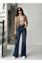 Tinted Patterned Front Leg with Belt Spanish/Flare Cuff - 4