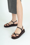 Diana Flip Flop Thermo Non-Slip Sole Gold Stone Detailed Sandals - 2