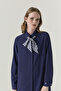 T-1657 Shon Tunic 38-46 Navy Blue Tunic 1657 - 2