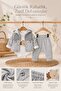 Baby Boy 3-Piece Set Teddy Bear Embroidered Top and Bottom Seasonal Set 0 3 6 9 Months - 2
