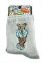 جوارب ILKESHOP Teddy Bear College مقاس 8*28 (03828) - رمادي