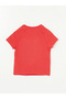 Girl's Crew Neck Printed Short Sleeve Crop T-Shirt - 2