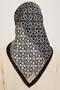 Silk Scarf 2025 Winter - 9248-50 Black Twill - 4