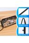 2 in 1 Invisible Holder Charger Cable Sideways Phone Charger 240W Braided Fast Charge Cable - 7