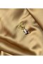 Gold Phone Charm with Stone Panda Figure - 5
