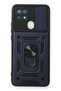 Ilkeshop New A15 Case with Pars Lens Ring Silicone (192809) - Navy Blue