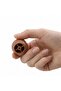 15 Pcs Hard Plastic Knob Round Ball Brown Cabinet Furniture Kitchen Cupboard Drawer Handle Handle K - 3