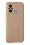 Ilkeshop New Redmi 12C Case Nano Velvet Silicone (02535) - Powder