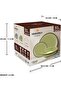 30 Pcs Melamine Dinner Set Beige – Includes 4 Dinner Plates, 4 Side Plates, 4 Soup Bowls, 4 Bowls, 2 Serving Bowls, 6 Sauce Dishes, 2 Serving Spoons & 4 Soup Spoons – Classic Collection - 3