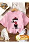 Printed Oversized Unisex Women's Crewneck T-Shirt