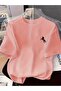 Printed Oversized Unisex Women's Crewneck T-Shirt
