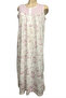 22862-Nena Round Neck Robe with Patches Zero Collar 100% Cotton Holly Nightgown - 2