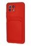 Ilkeshop New Mi 11 Lite Case Kelvin Silicone with Business Card Holder (170354) - Red - 3
