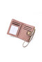 Pink Leaf Patterned Luxury Women's Handbag & Wallet - 3