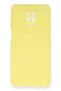 Ilkeshop New Redmi Note 9 Pro Case Nano Velvet Silicone (174920) - Yellow