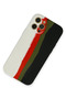 ILKESHOP حافظة جديدة لهاتف iPhone 12 Pro Max من السيليكون Ebruli (190343) - أبيض-أسود - 2