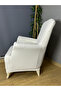 Bohem Cotton Fabric Sultan Protrussion Model Complete Dressing Chair Cover, It Is a Thick Fabric. - 3