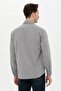 Men's Gray Long Sleeve Shirt - 5