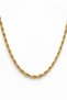 316L Steel Gold Color 60 cm Twist Model Women's Necklace