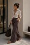 100% Cotton Muslin Fabric Wide Leg Women's Trousers My3535 - 3