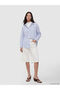 Nevavm Striped Linen Blend Women's Shirt with a Difference - 2